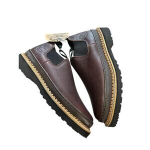 Georgia Boot Georgia Giant Romeo Work Boots Mens Size 11 W Brown Leather Slip On